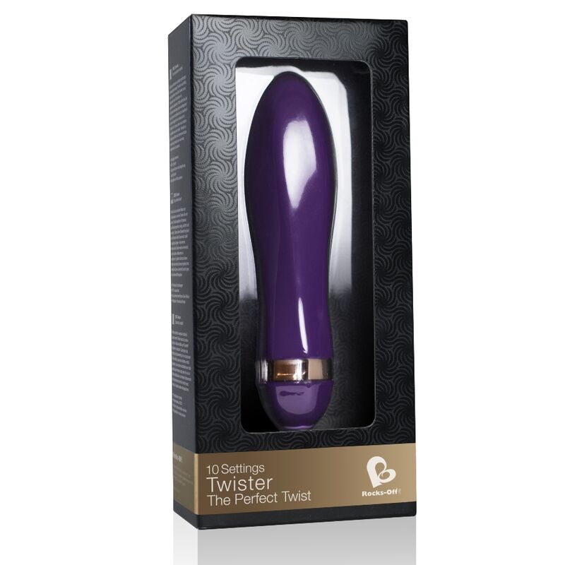 Vibrateur Twister 10 Modes de Vibration - Rocks-Off - ROCKS-OFF