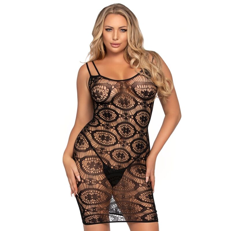 Robe Lingerie Daisy Crochet Taille Unique - Leg Avenue