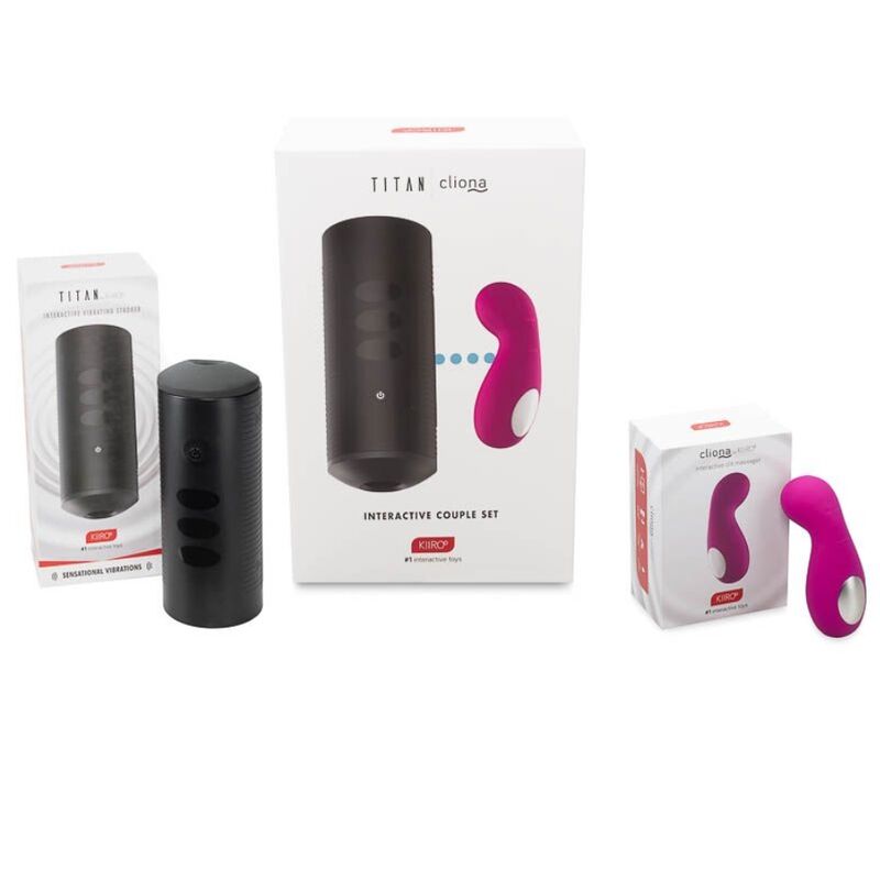 Pack Couple Connecté Titan et Cliona Lilas - Kiiroo