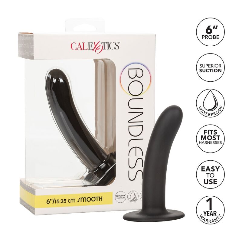 Gode Boundless Lisse 15,25cm Compatible Harnais - Calexotics