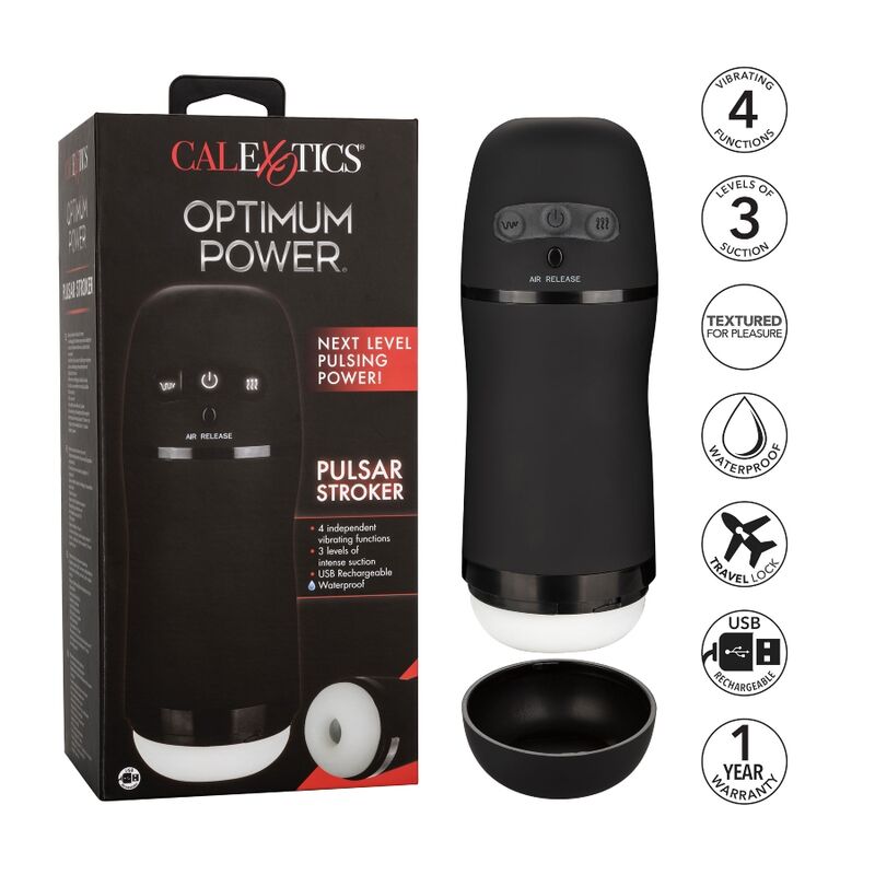 Masturbateur Vibrant Optimum Power Pulsar Stroker - Calexotics