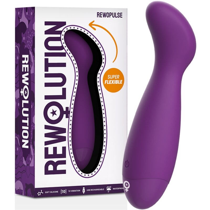 Vibromasseur point G flexible Rewopulse lilas - Rewolution - REWOLUTION