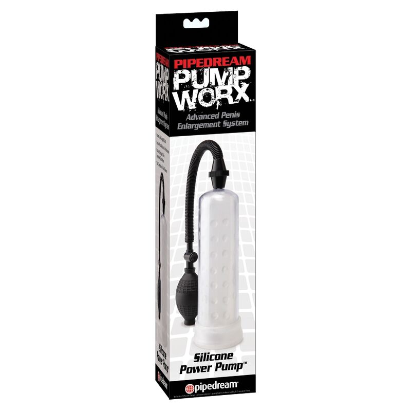 Pompe Pénis Silicone Power Pump Transparente - Pump Worx