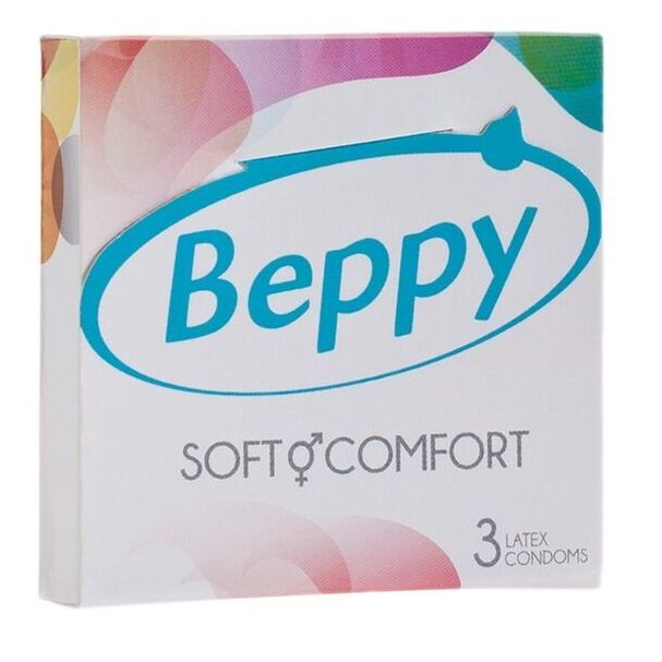 Beppy - Préservatifs Doux et Confortable - Boîte de 3