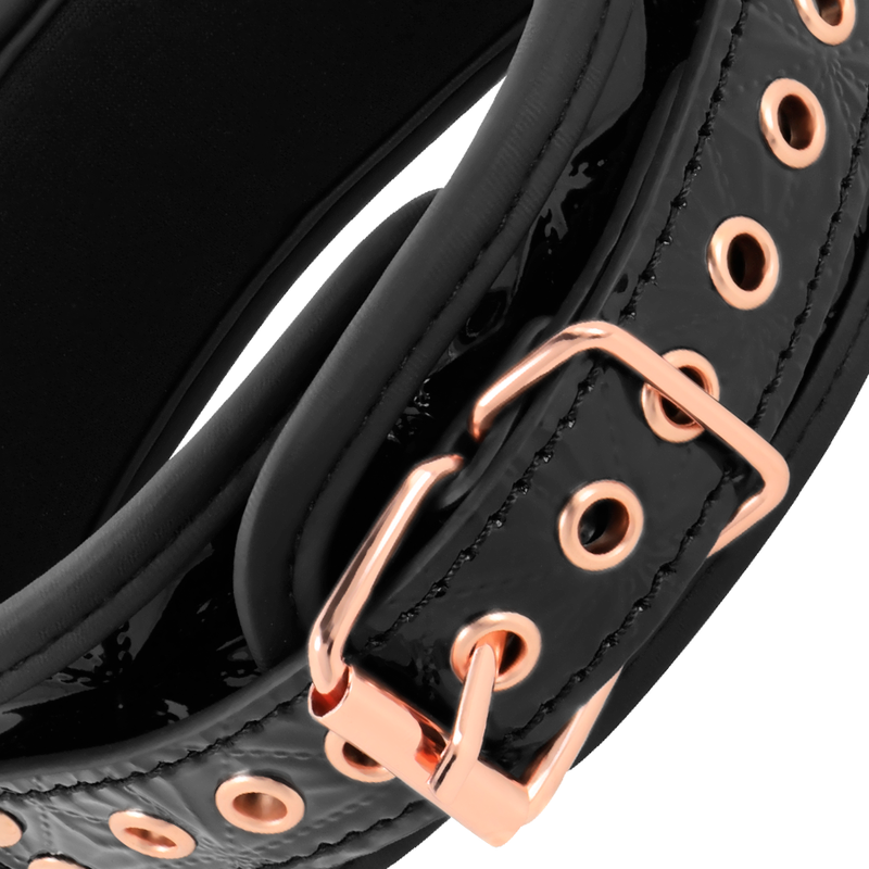 Collier BDSM Black Edition Premium Cuir Vegan - BEGME - Begme Fetish Games
