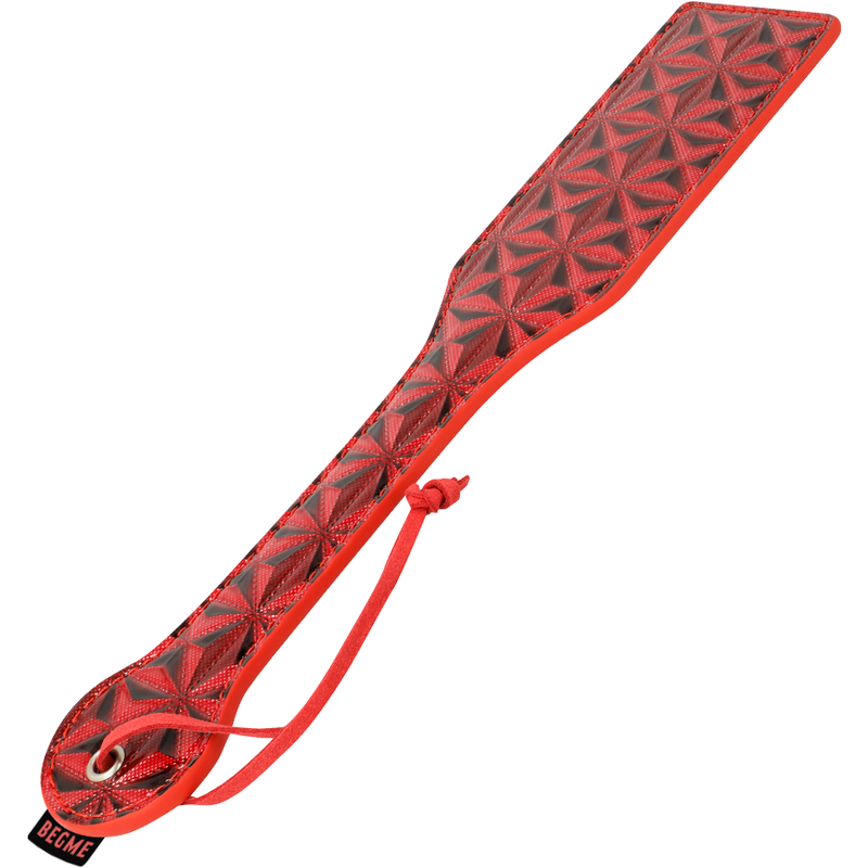 Coquette Chic Desire - Tapette à Fessée en cuir Végan - Rouge
