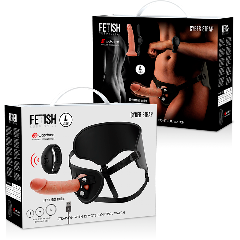 Harnais Dildo Fetish Submissive Cyberstrap Télécommandé - WatchMe