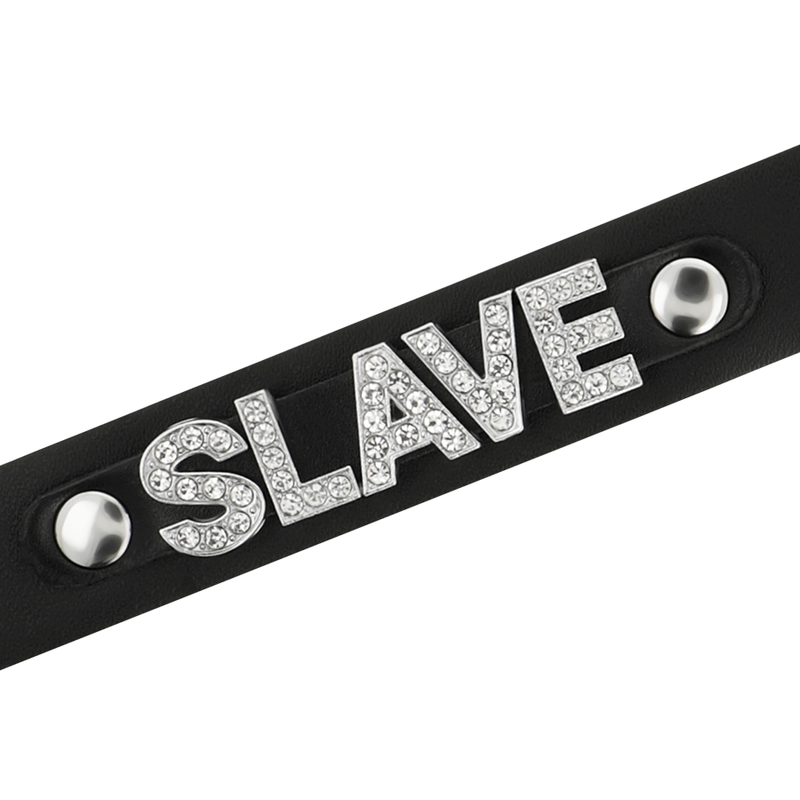 Collier BDSM Ras de Cou Cuir Végan Noir - Coquette Chic
