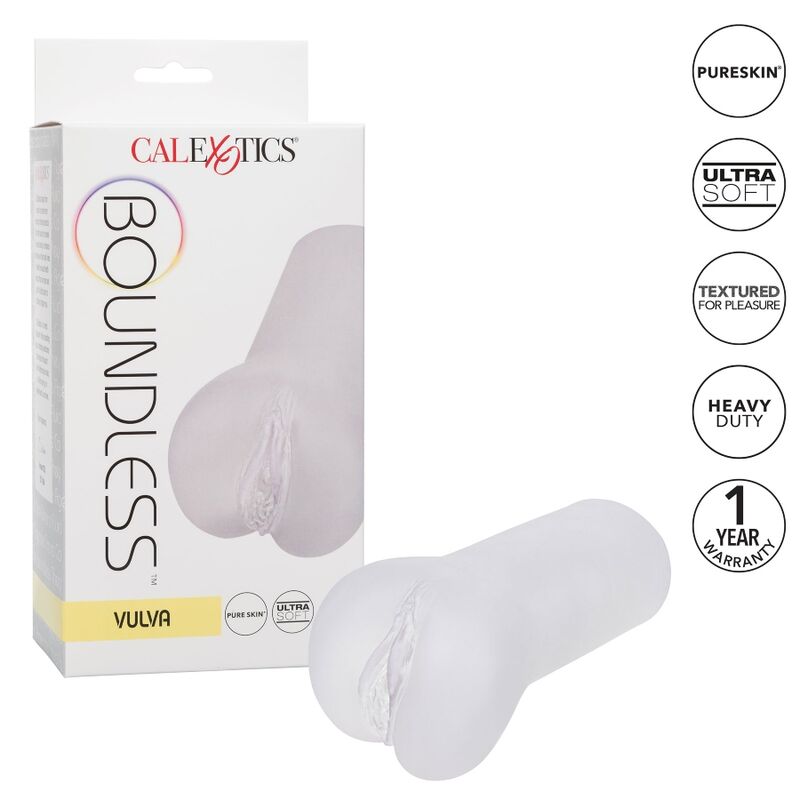 Masturbateur Boundless Vulva Stroker Transparent - CalExotics