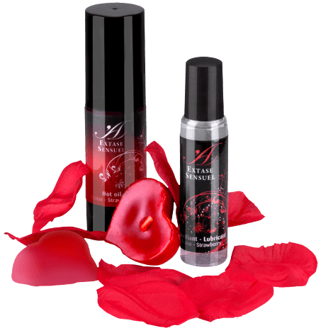 Coffret Sensuel Extase Tentation Rouge 4 Pièces - Extase Sensual