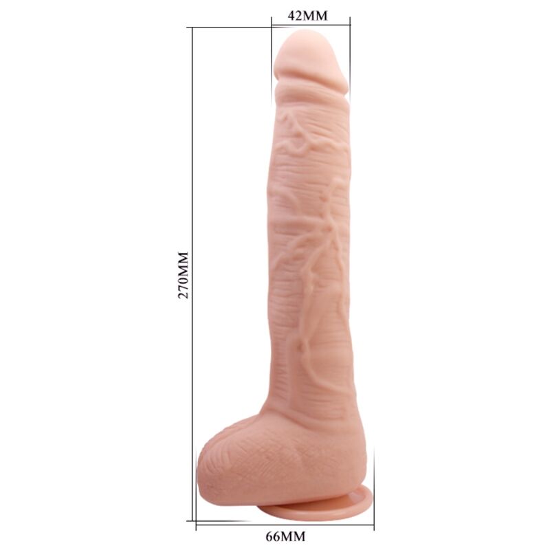 Baile - Gode Ultra Réaliste avec ventouse Chair - 28 cm