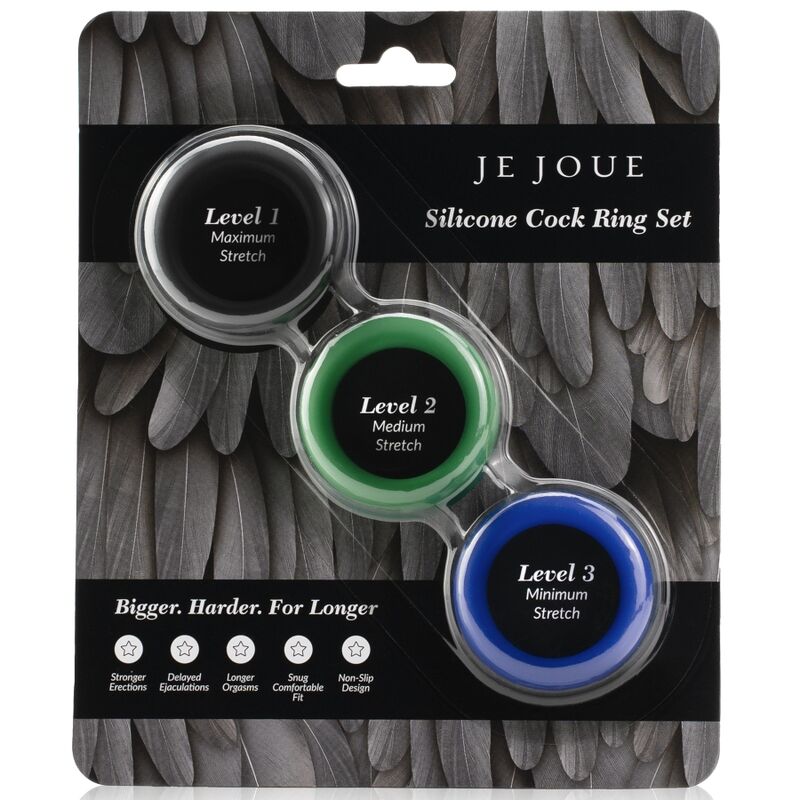 Cockrings Set 3 Anneaux Progressifs Multicolores - Je Joue - Je Joue