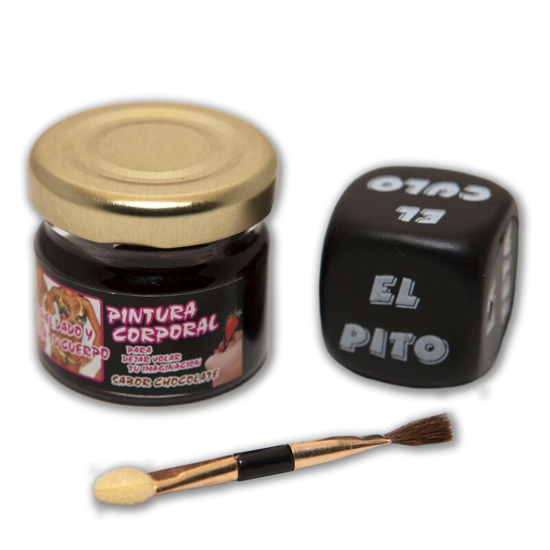 Peinture Corporelle Chocolat Comestible avec Pinceau - Diablo Picante