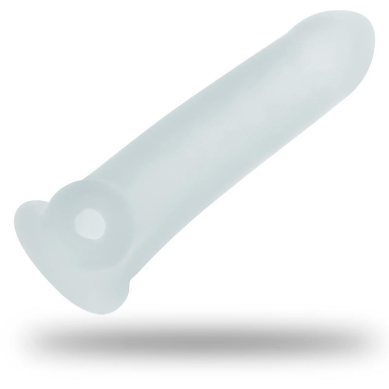 Ohmama - Gaine Pénis et Testicules en silicone Transparent