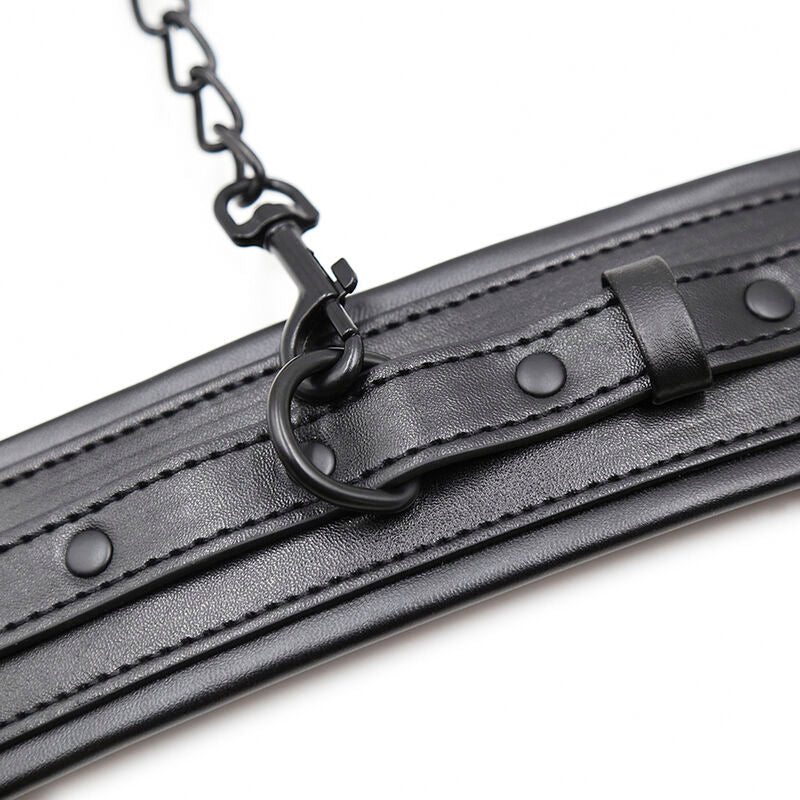 Menottes en cuir ajustables taille unique - Ohmama Fetish - OHMAMA FETISH
