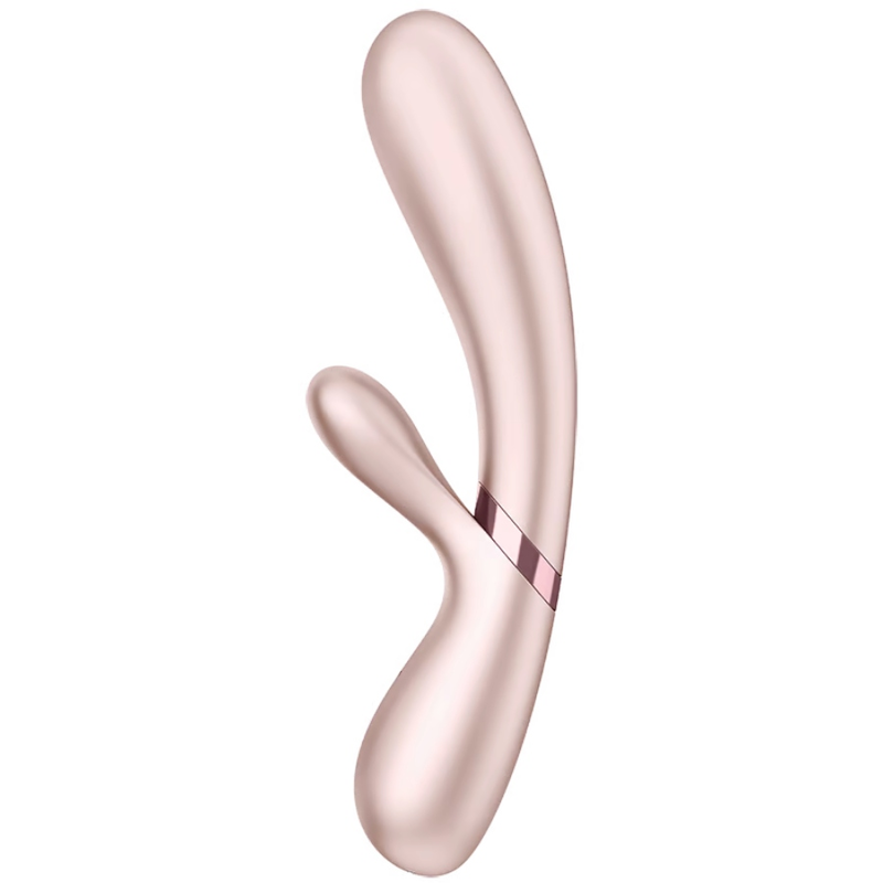 Vibromasseur Rabbit Chauffant Hot Lover Nude - Satisfyer