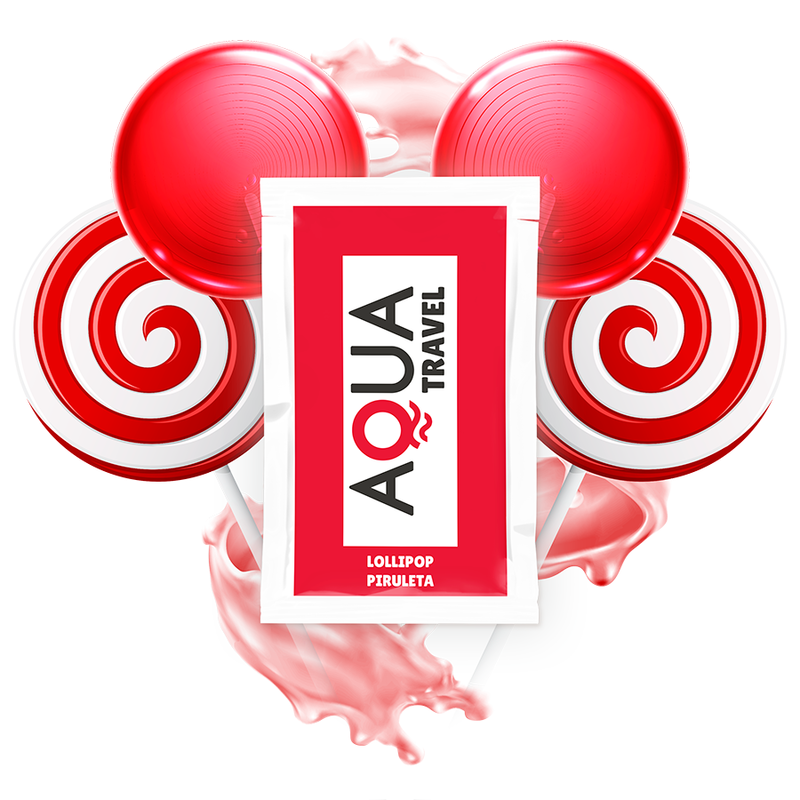 Aqua Travel - Lubrifiant Saveur Sucette Format Voyage - 6 ml