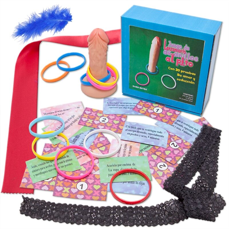 Jeu Coquin Lancer Anneaux Pénis 30 Cartes - Diablo Picante