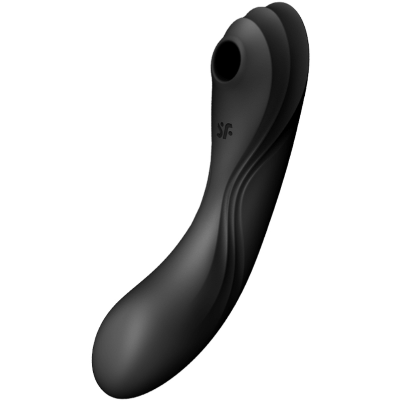Stimulateur Clitoridien Curvy Trinity 4 Noir - Satisfyer