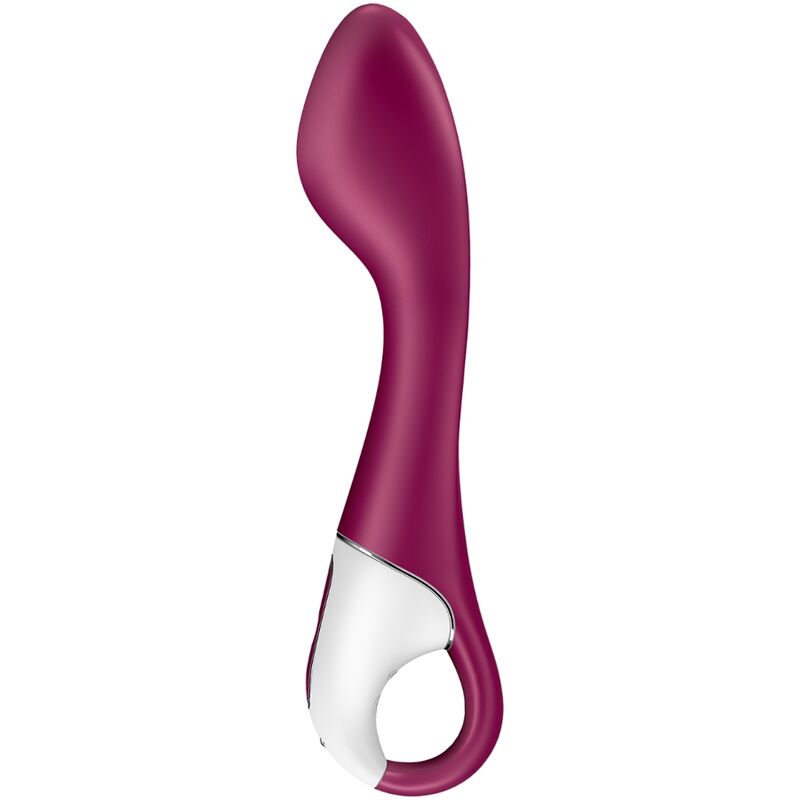 Vibromasseur Point G Hot Spot Chauffant Rouge - Satisfyer