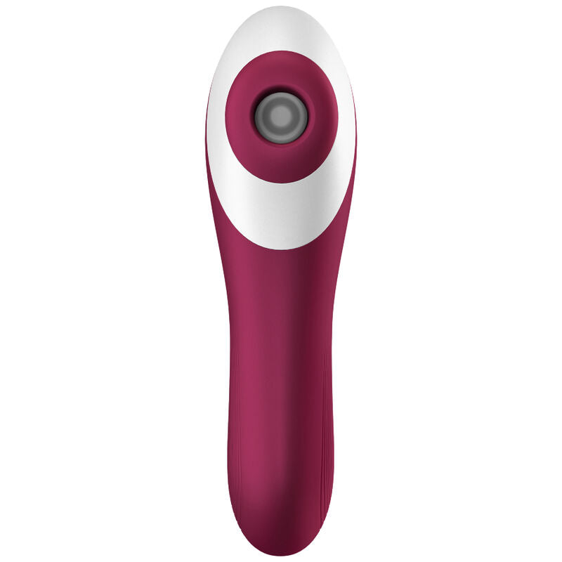 Vibromasseur Dual Crush 2 en 1 Bordeaux - Satisfyer