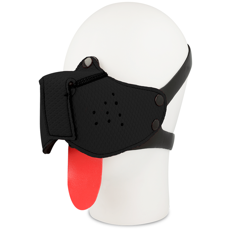 Masque chien fétiche noir - Ohmama Fetish - OHMAMA FETISH