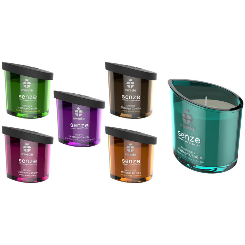 Bougie de massage Senze Euphoria vanille bois de santal 50ml - Swede - SWEDE