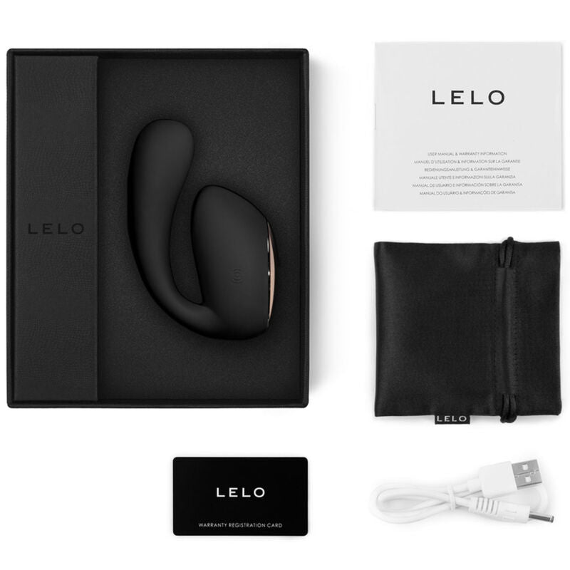 LELO - Vibro Connecté Double Stimulation IDA Wave - Noir