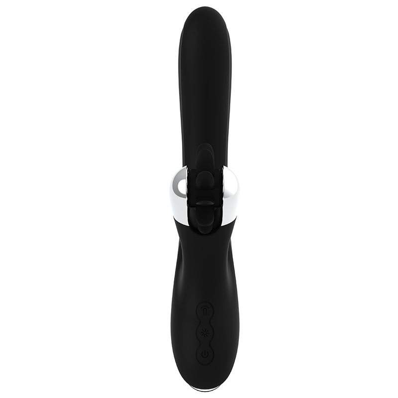 Vibromasseur Rabbit Vibrant Bunny Johnny - Black&Silver
