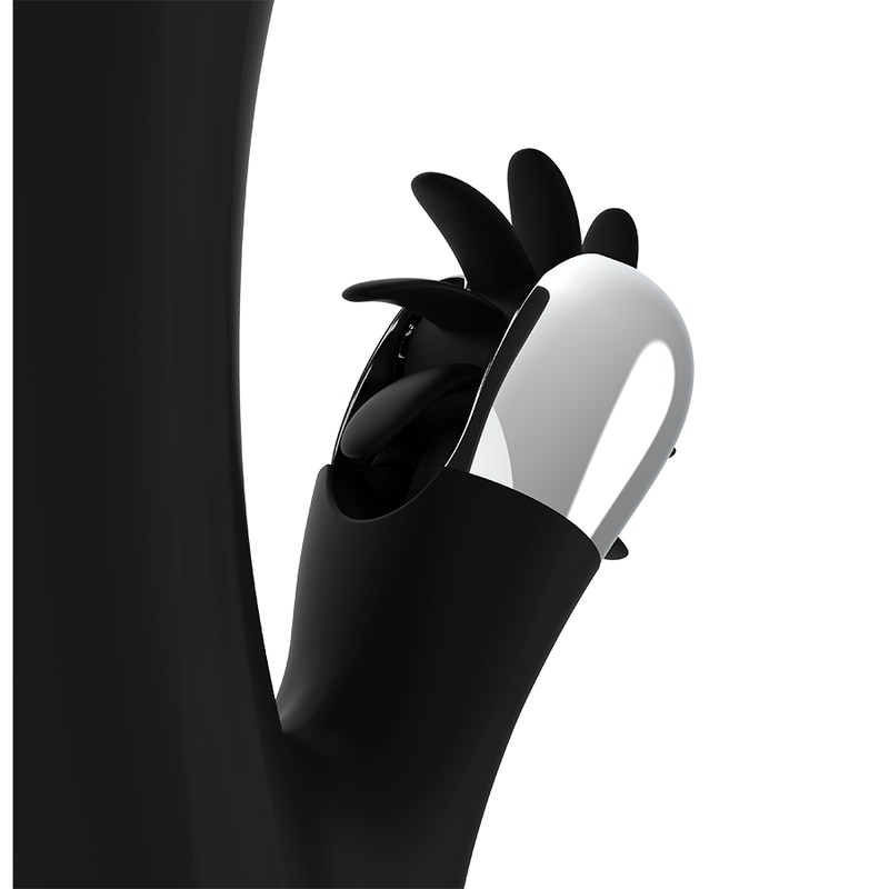 Vibromasseur Rabbit Vibrant Bunny Johnny - Black&Silver