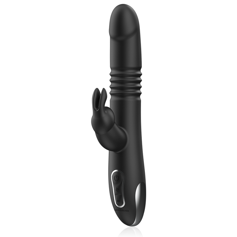 Vibromasseur Rabbit Kenji Stimulant Vibe - Black&Silver
