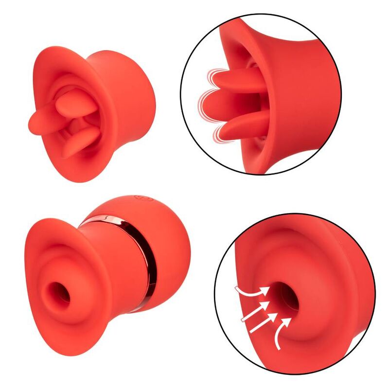 Stimulateur Tétons French Kiss Suck & Play - Calexotics
