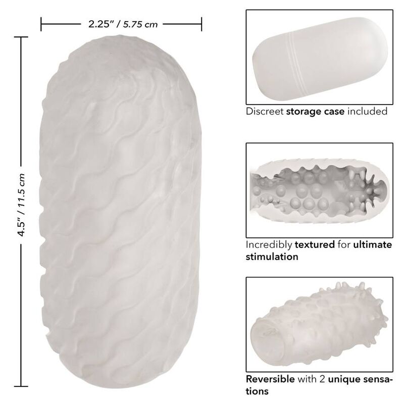 Masturbateur Stroker Nubby Réversible - CalExotics