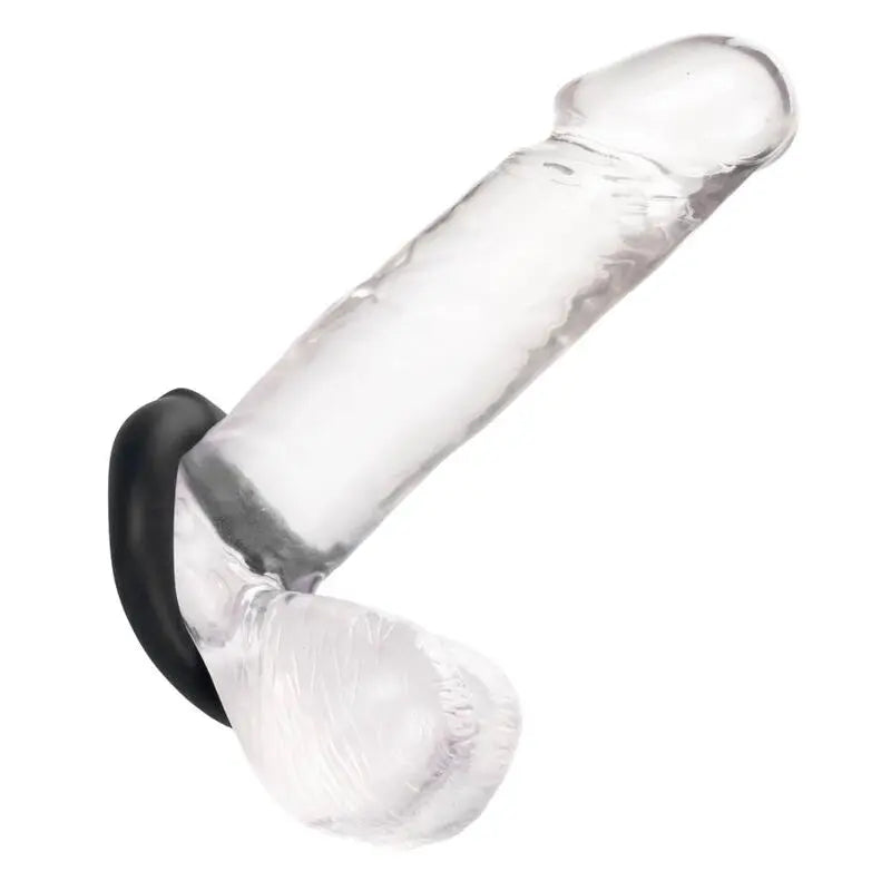 Anneau Pénien Alpha Liquid Silicone Optimum Noir - CalExotics