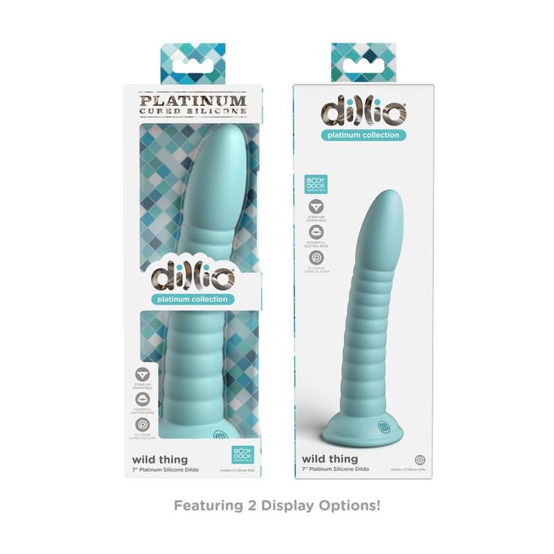 Gode Dillio Wild Thing 17,78 cm Vert - Pipedream
