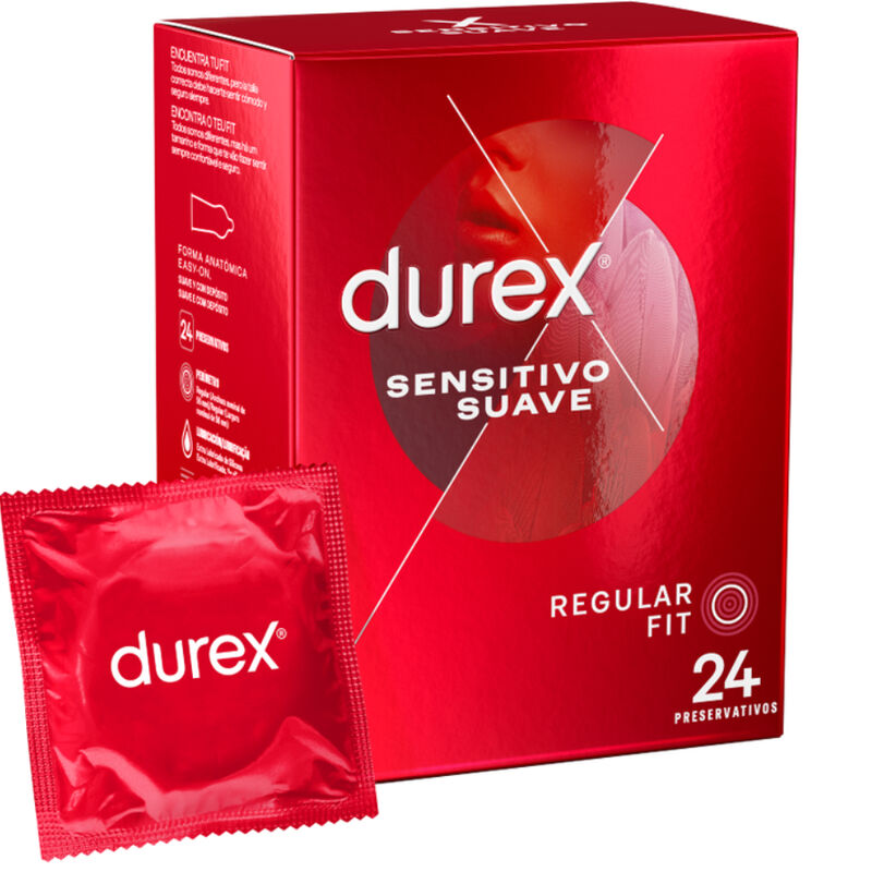 Préservatifs Durex Sensitive Soft Ultra Fins - Boîte de 24