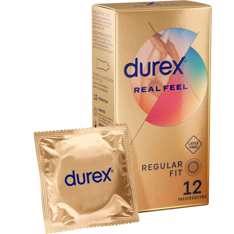 Préservatifs Durex Real Feel Sans Latex Boîte 12 - Durex