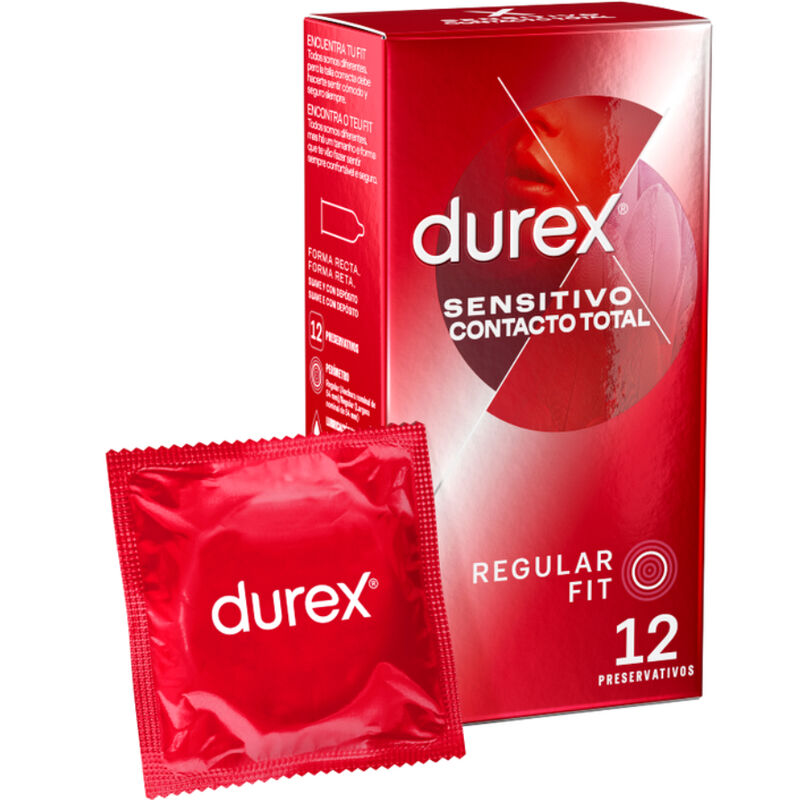 Préservatifs Ultra Fins Sensitive Total Contact Boîte 12 - Durex