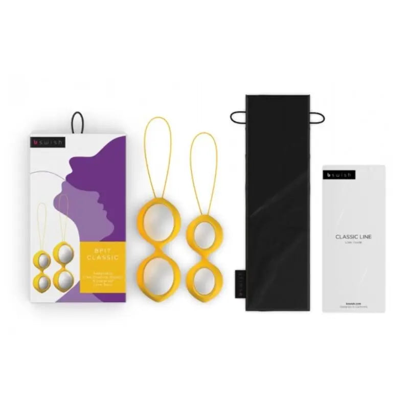B Swish - 2 Boules de Geisha Bfit Classic - Jaune