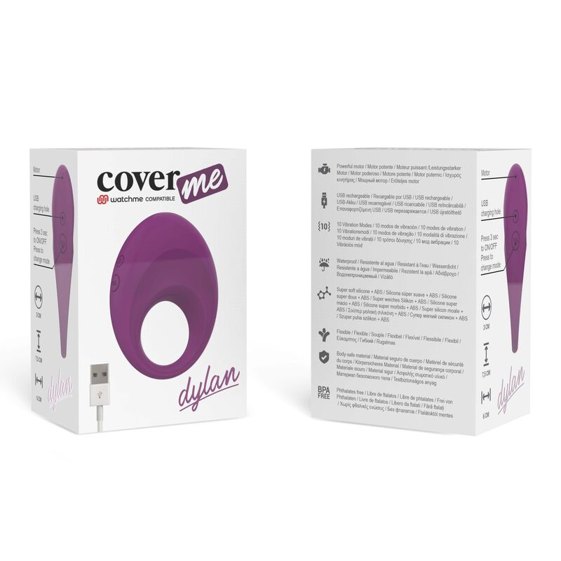 Anneau Vibrant Dylan Rechargeable - Coverme