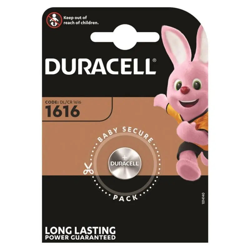 Pile bouton lithium CR1616 3V 1 unité - Duracell - DURACELL