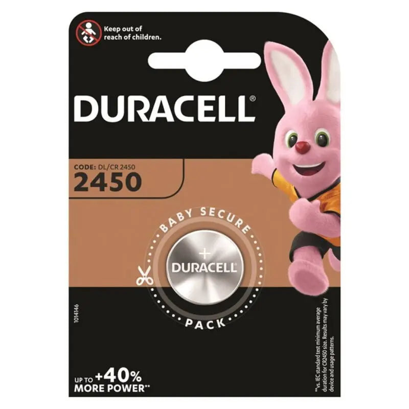 Pile Bouton Lithium CR2450 3V - Duracell - DURACELL