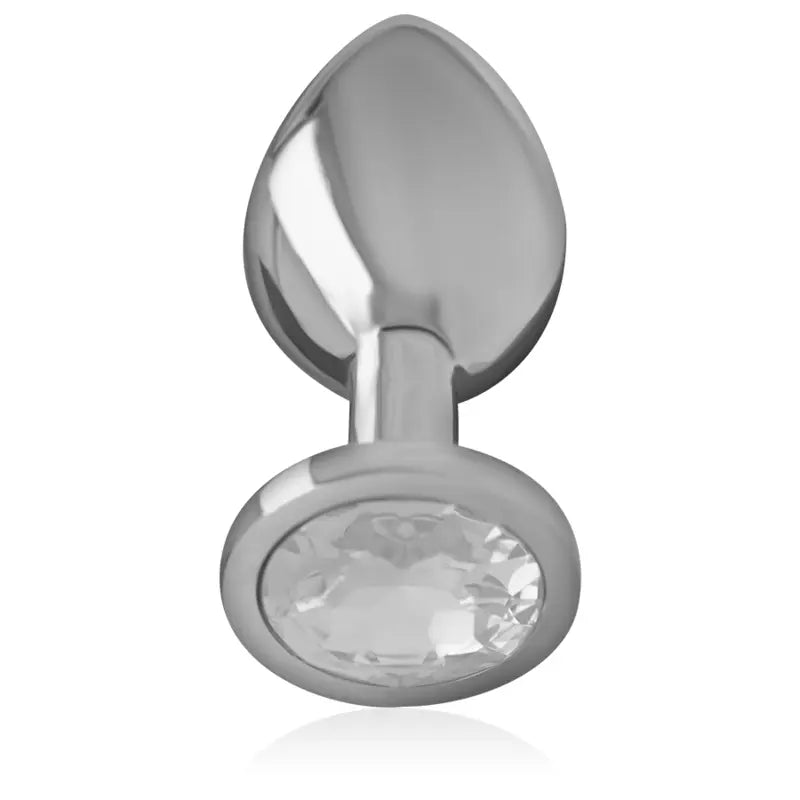 Plug Anal Bijou Intense Crystal Argent Taille S - Intense