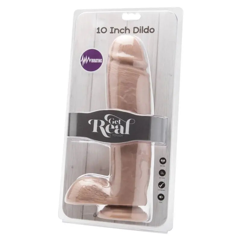 Gode Réaliste Vibrant Get Real 25,5 cm Skin - Get Real