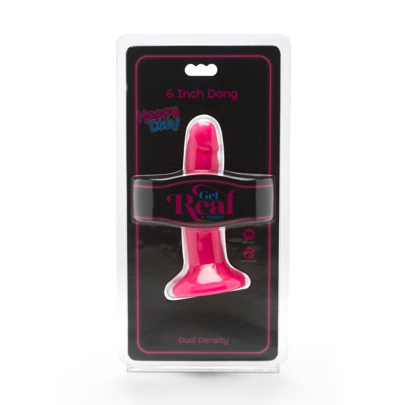 Dong Réaliste Happy Dicks 12cm Rose - Get Real