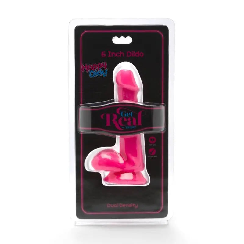 Gode Ventouse Réaliste Happy Dicks Rose 12cm - Get Real