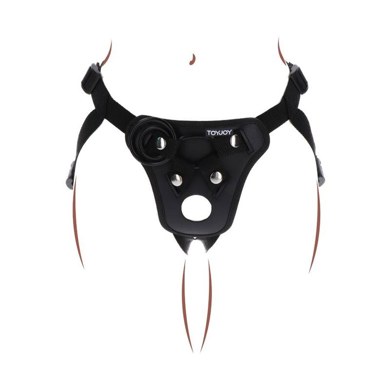 Harnais Strap-On Universel Noir Réglable - Get Real