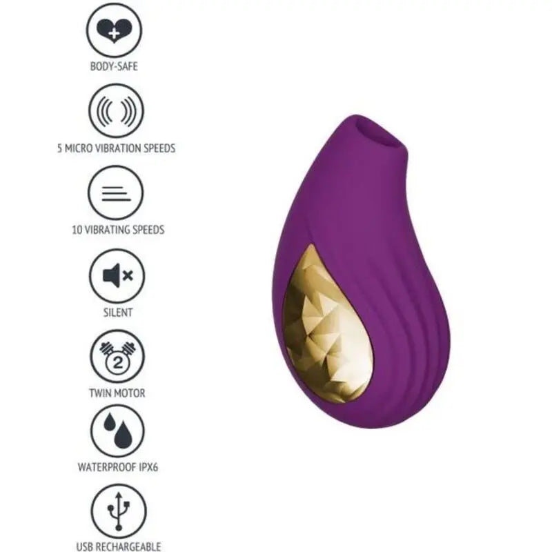 Stimulateur clitoridien Divine Love violet - Xocoon - XOCOON