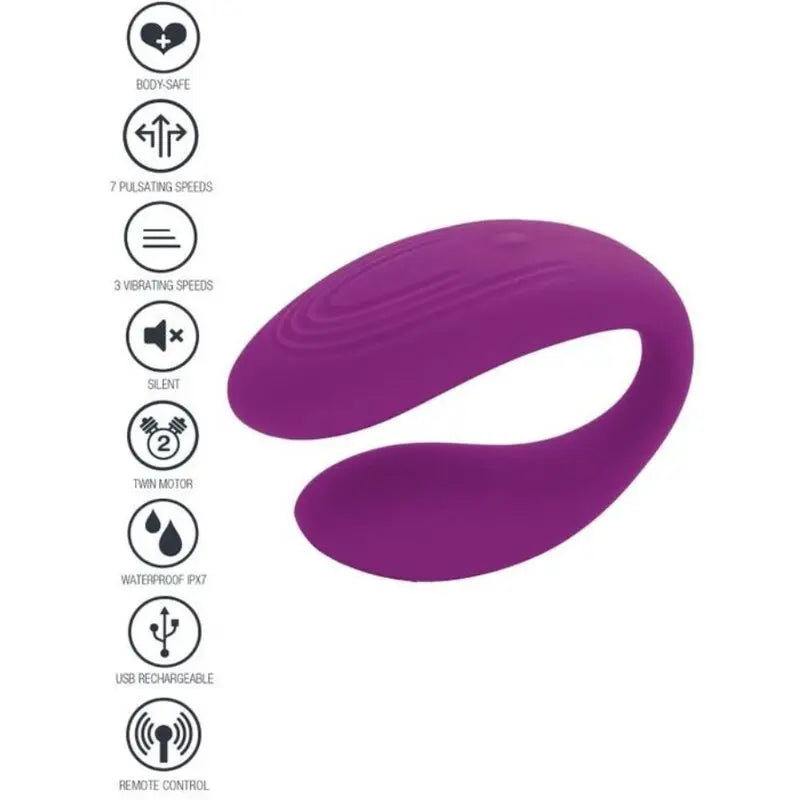 Vibromasseur Couples Bound Love Violet - Xocoon - XOCOON