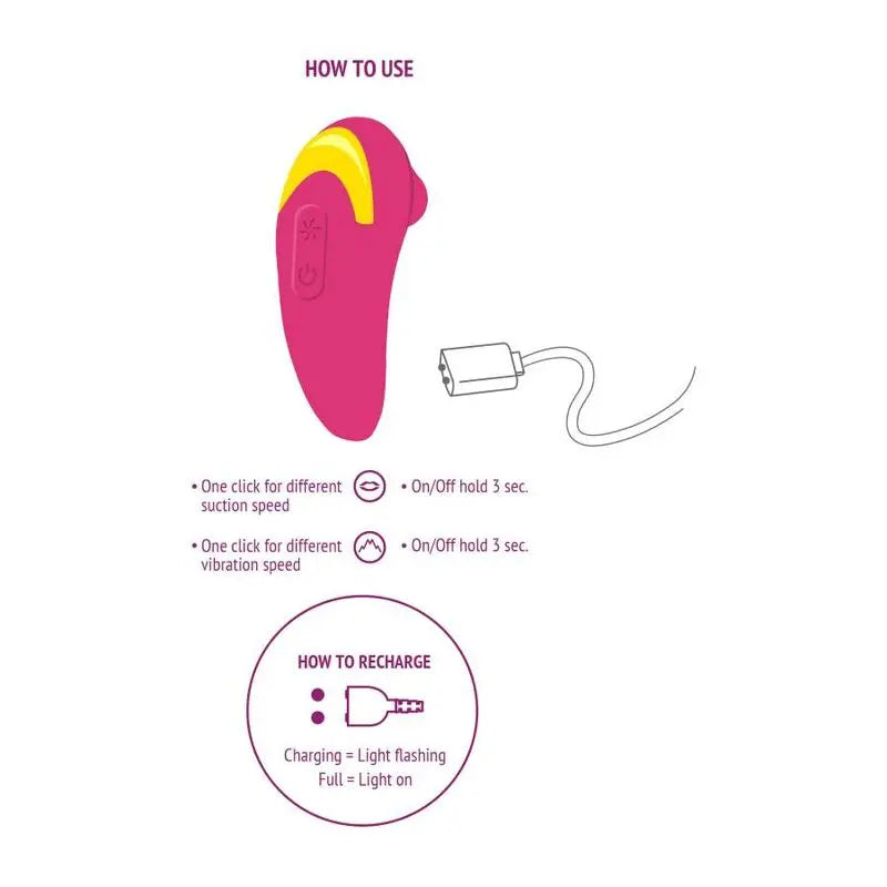 Stimulateur clitoridien Infinite Love fuchsia - Xocoon - XOCOON